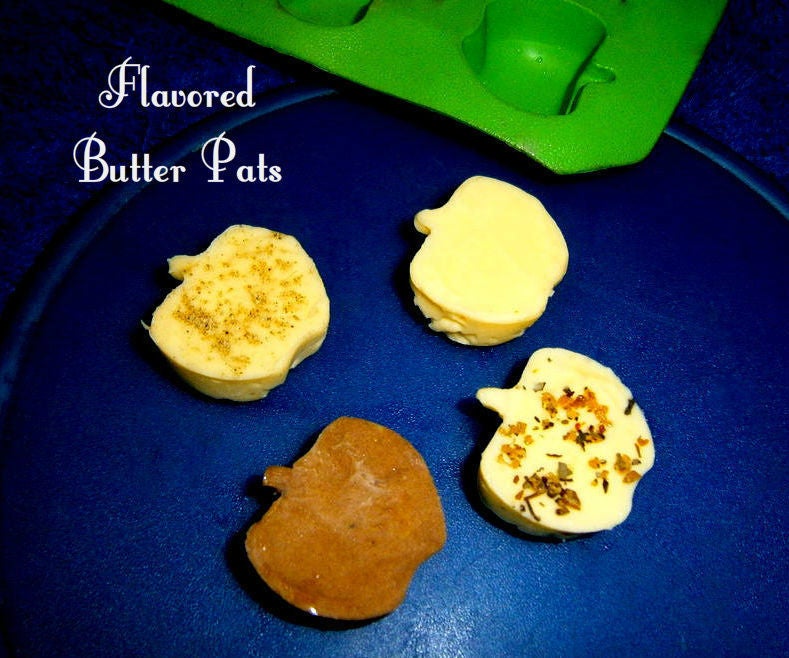 4 Flavored Butter Pats 