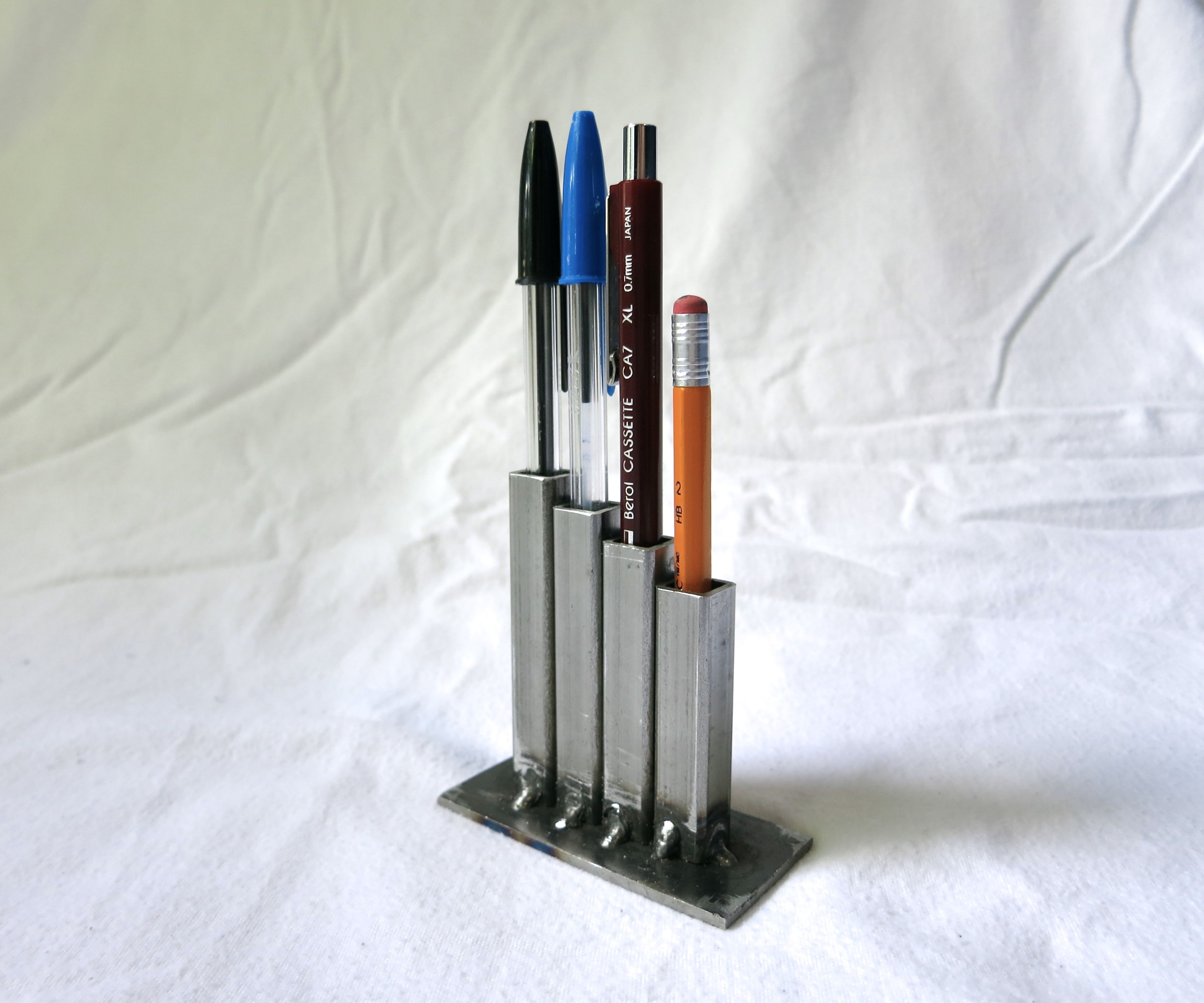 Simple Industrial Pencil Holder