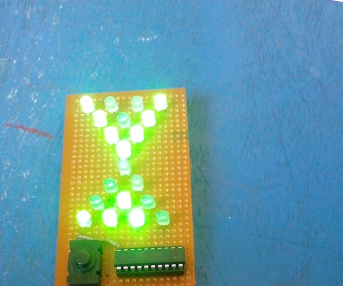 Attiny2313 Based Electronic Hourglass