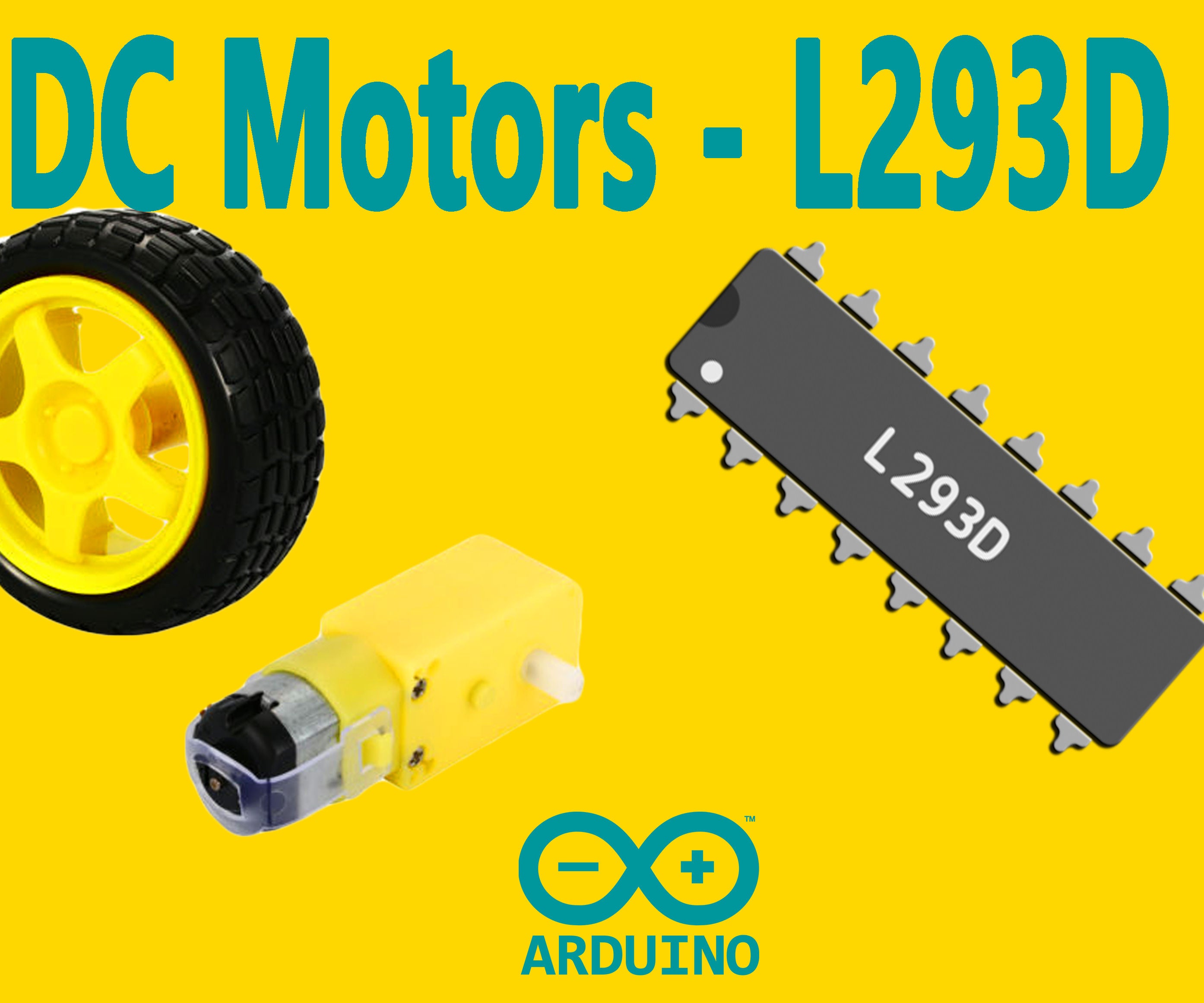 Arduino : How to Control DC Motors With L293D Motor Driver