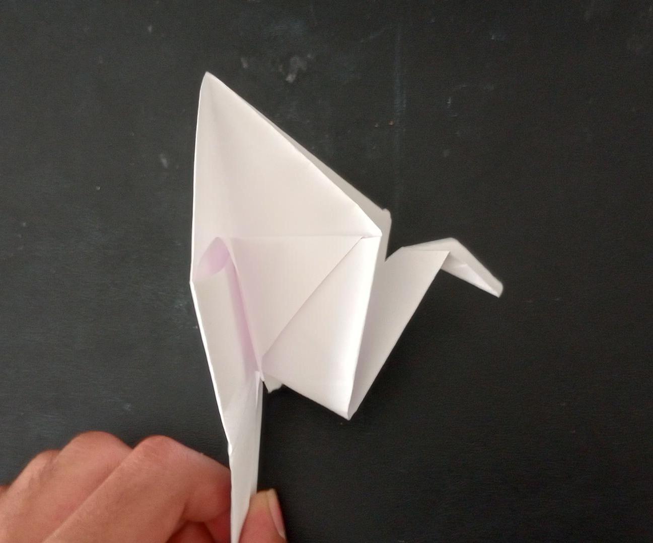 Origami Paper Crane W/ a Twist