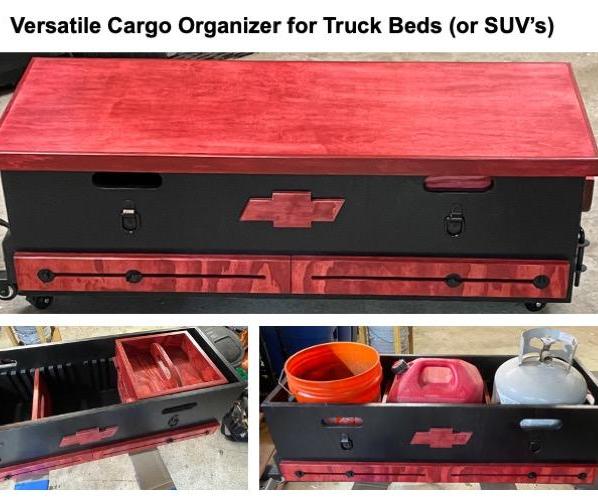 Versatile Cargo Organizer for Truck Beds (or SUV's )