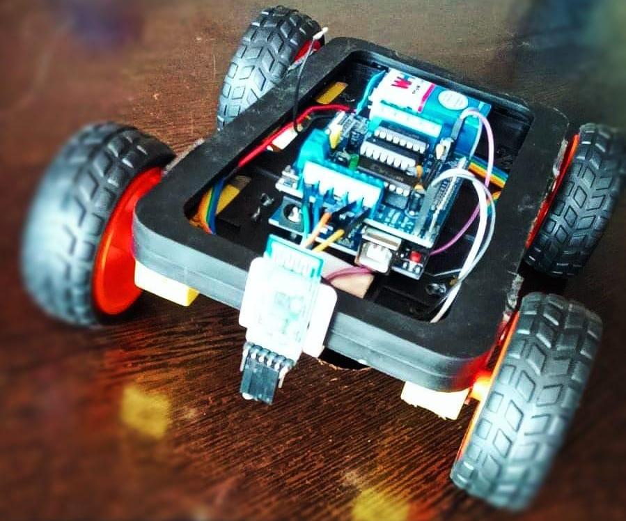 Making a Car With Power Bank