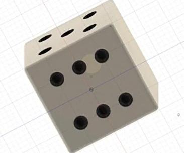 Dice Using AutoDesk Fusion 360