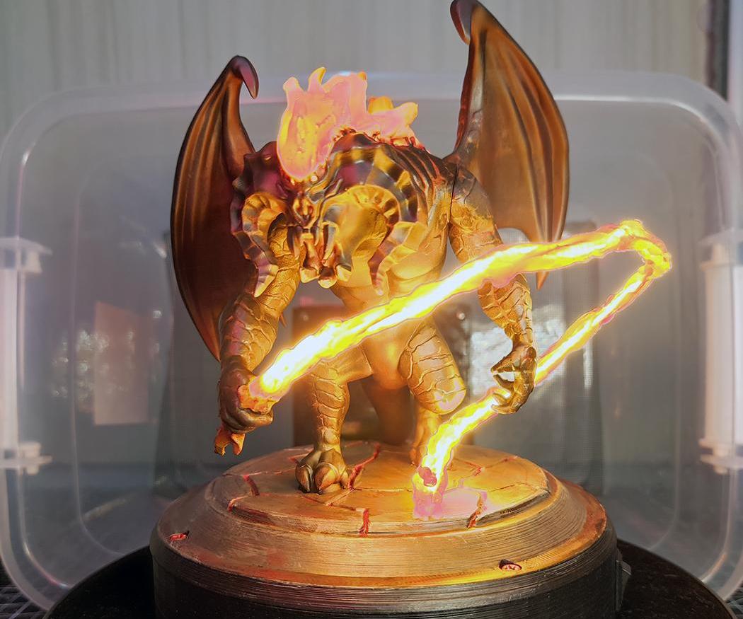 Balrog Glowing Flames