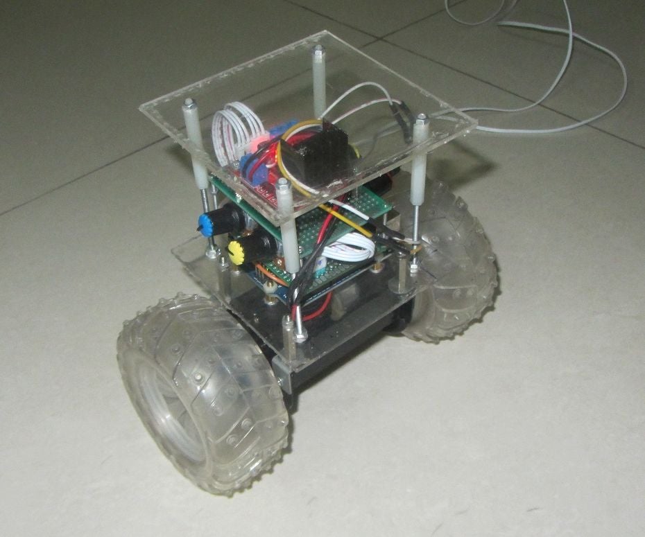 2 Wheel Self Balancing Robot From Broken Toy Car