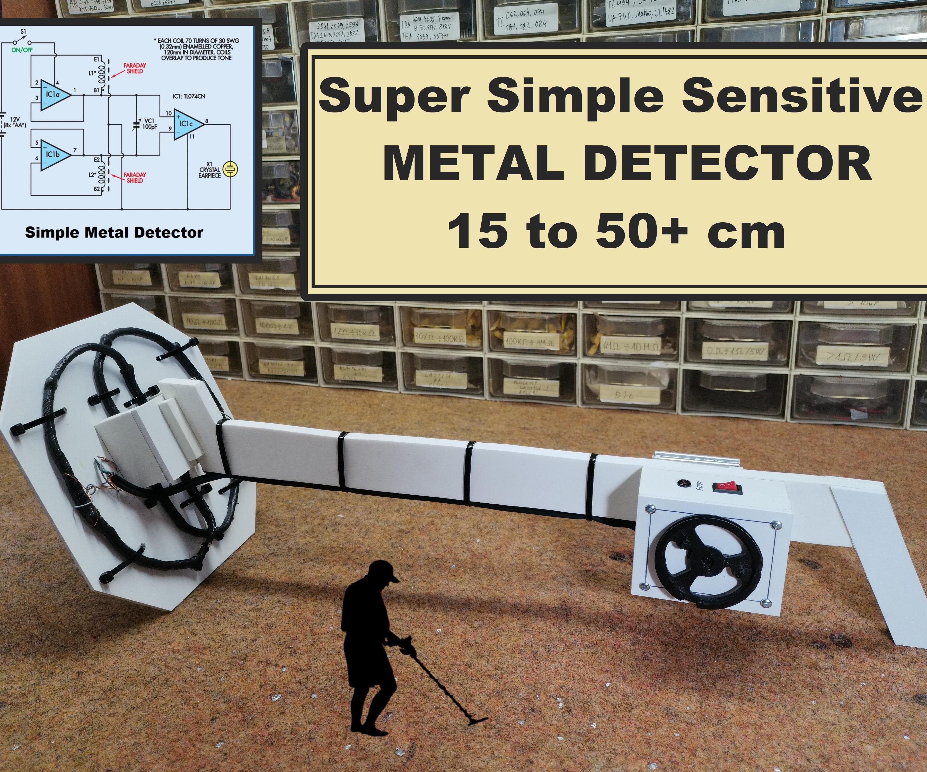 DIY Super Simple Sensitive Metal Detector
