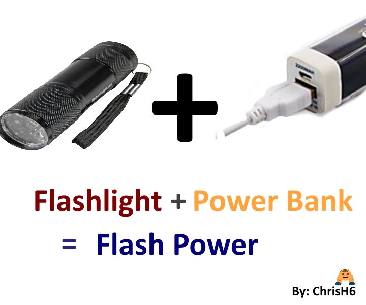 Rechargable Flashlight PowerBank