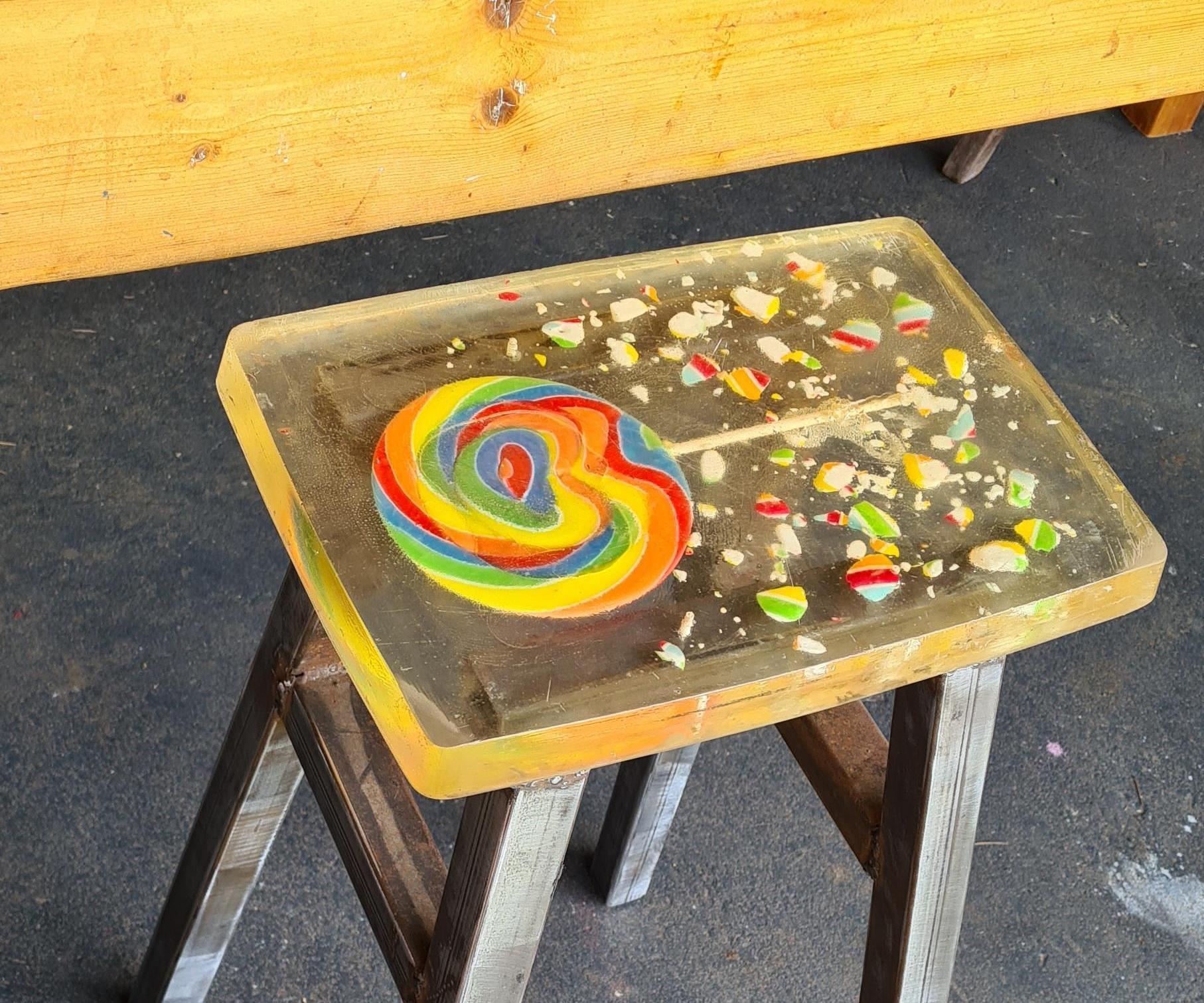 Candy Resin Stool