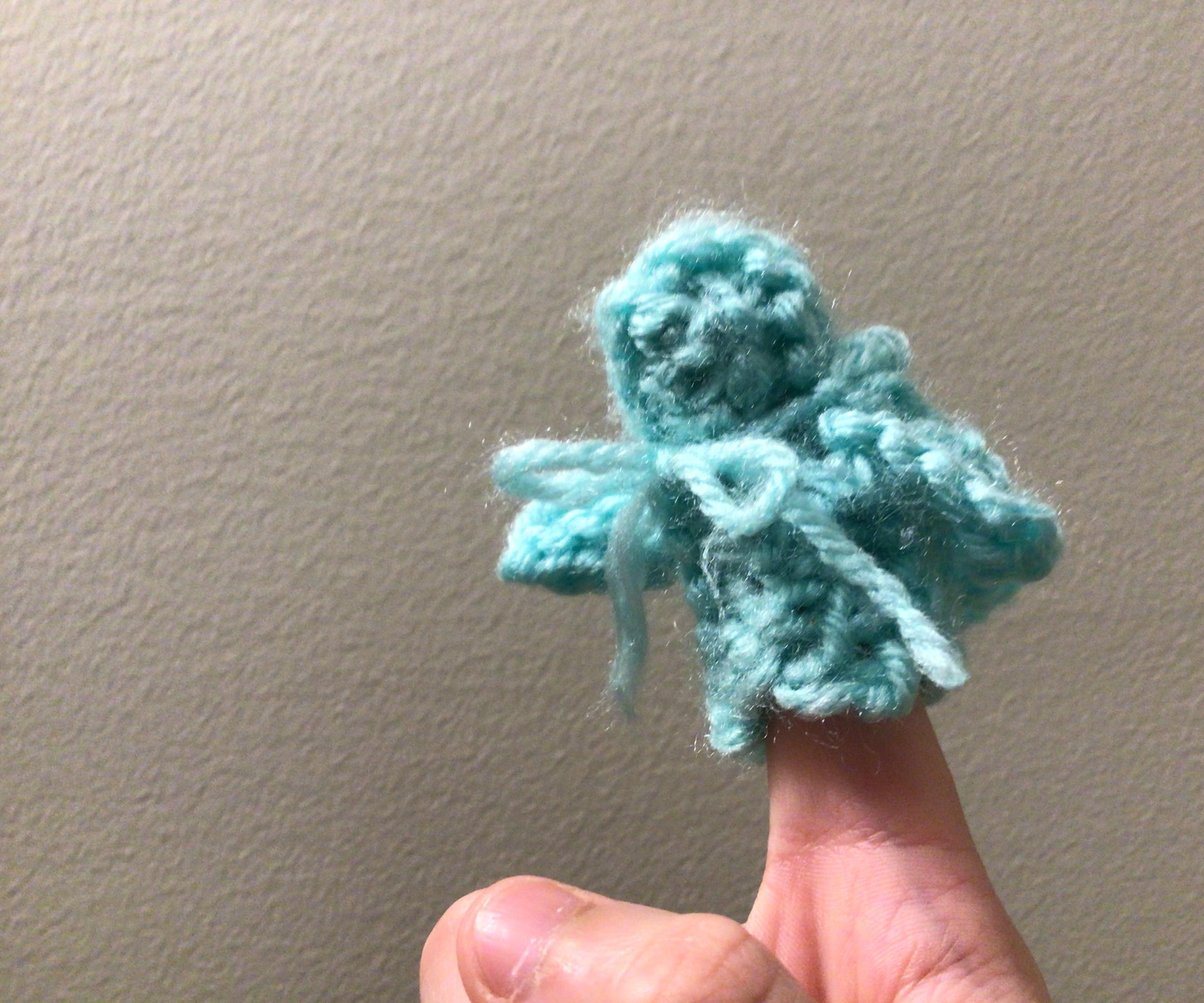 Knitted Finger Puppet