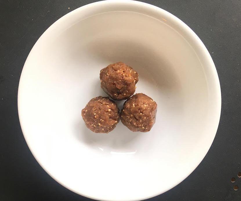 Date and Peanut Butter Chocolate Balls