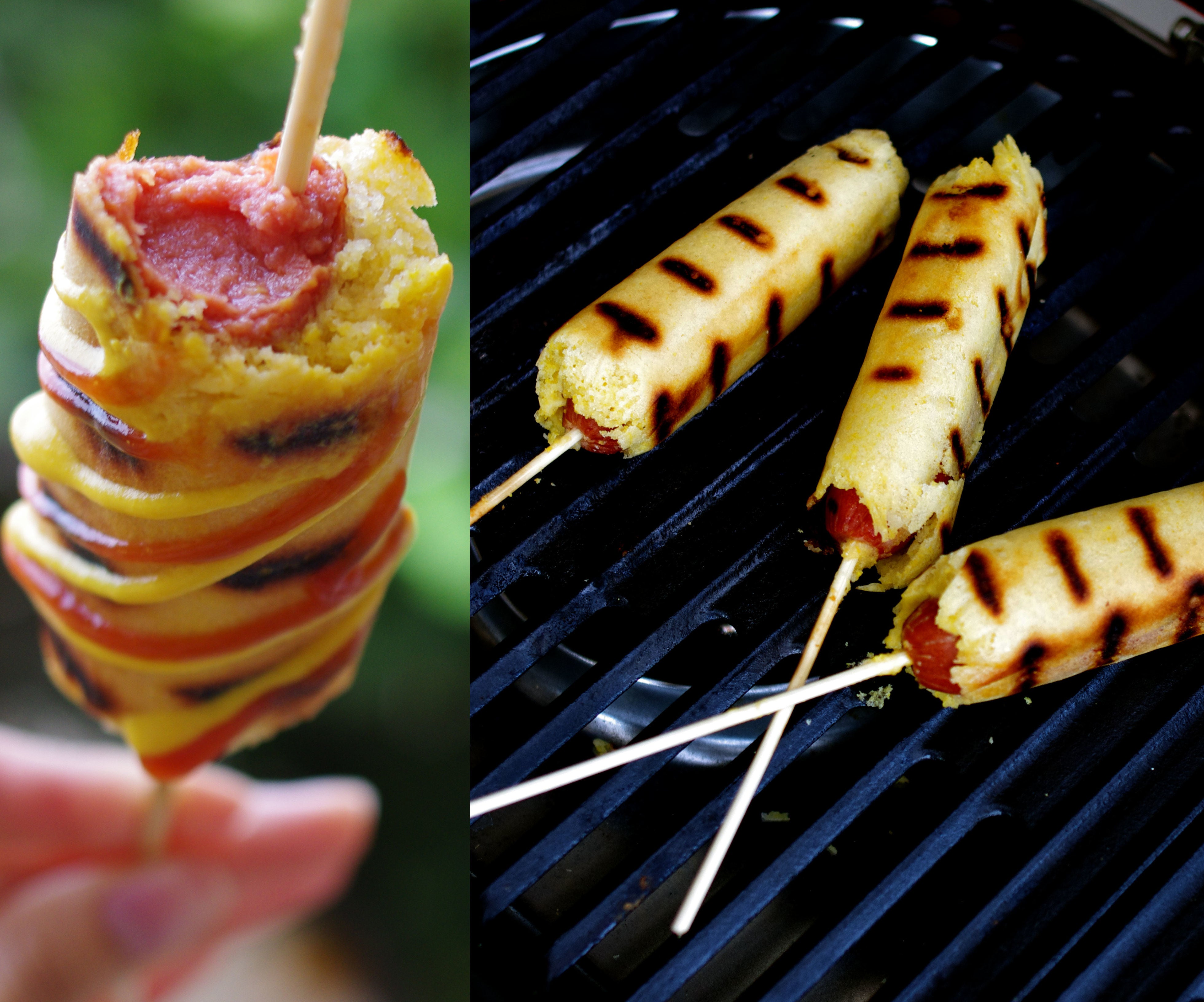 How to Make Corn Dogs on a Grill