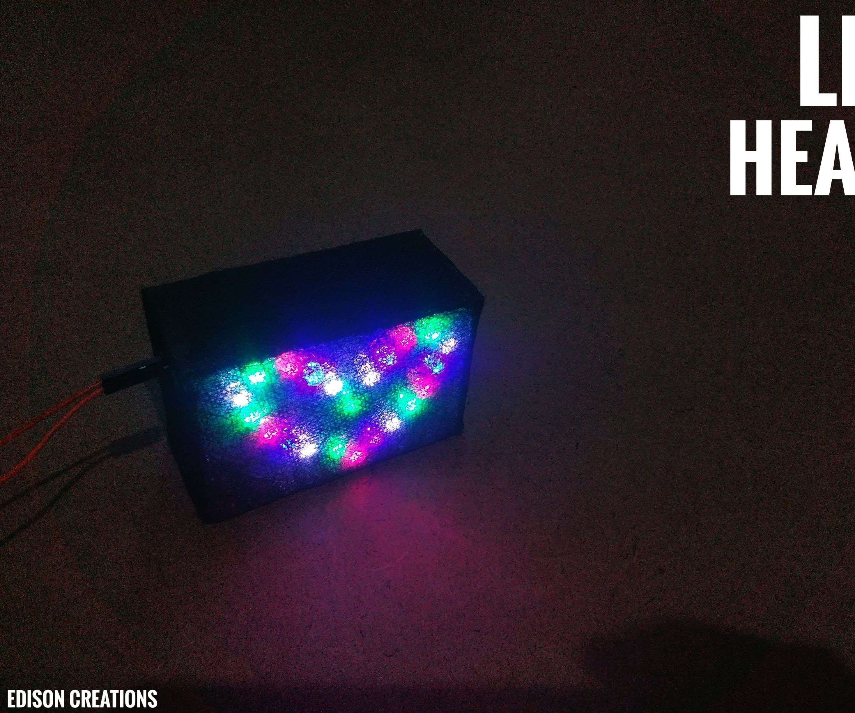 HOW TO MAKE a Simple Flashing LED HEART (astable Multivibrator)