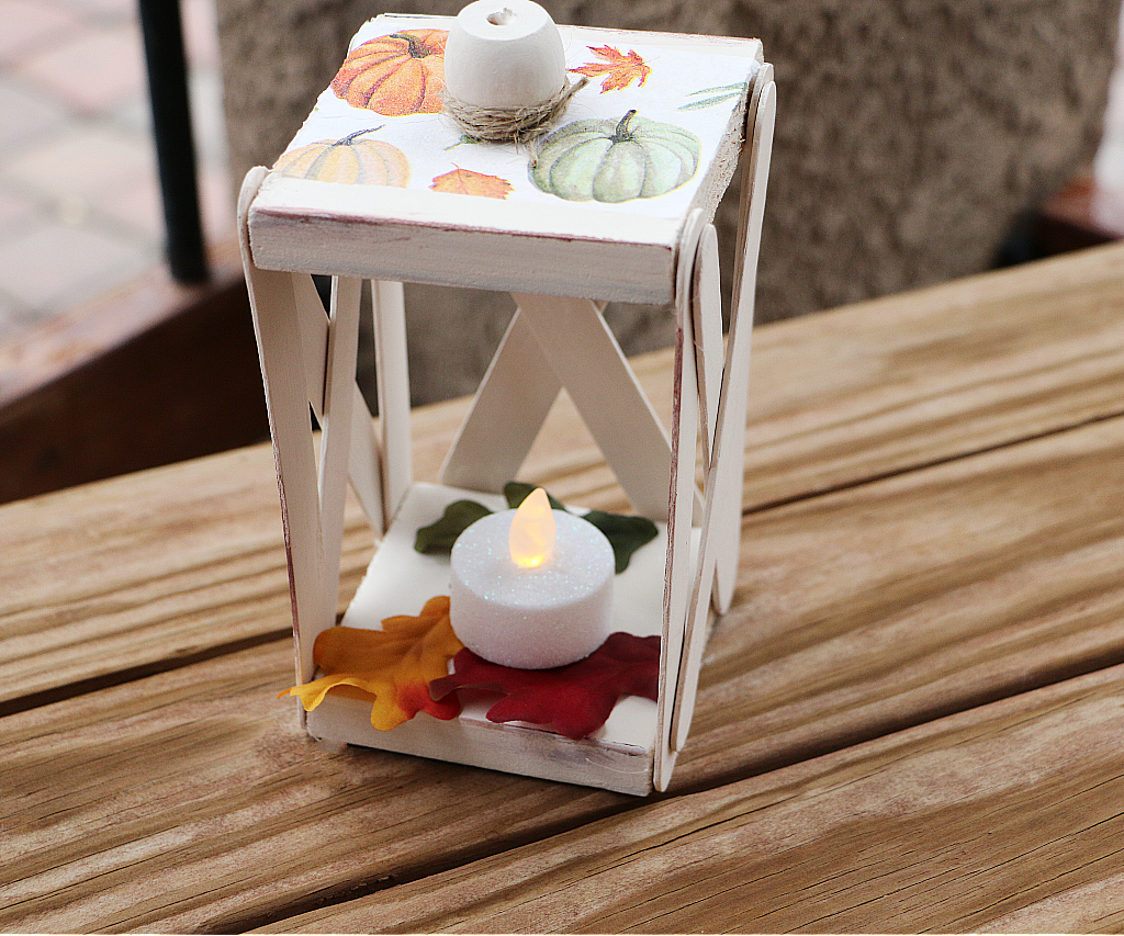 Simple Wood Fall Lantern