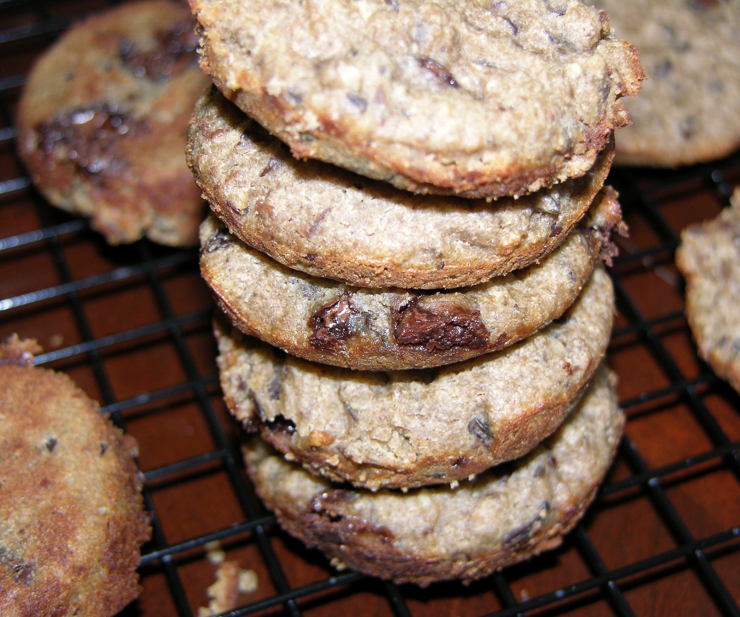 Red Bean Chocolate Chip Cookies (Gluten-Free/Vegan)