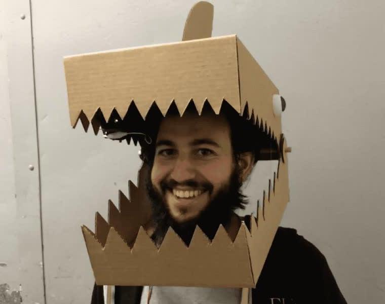 Project 2: CPX Wearable Shark Helmet