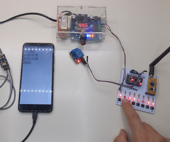 Control of Apc220 Modules With Smartphone and App
