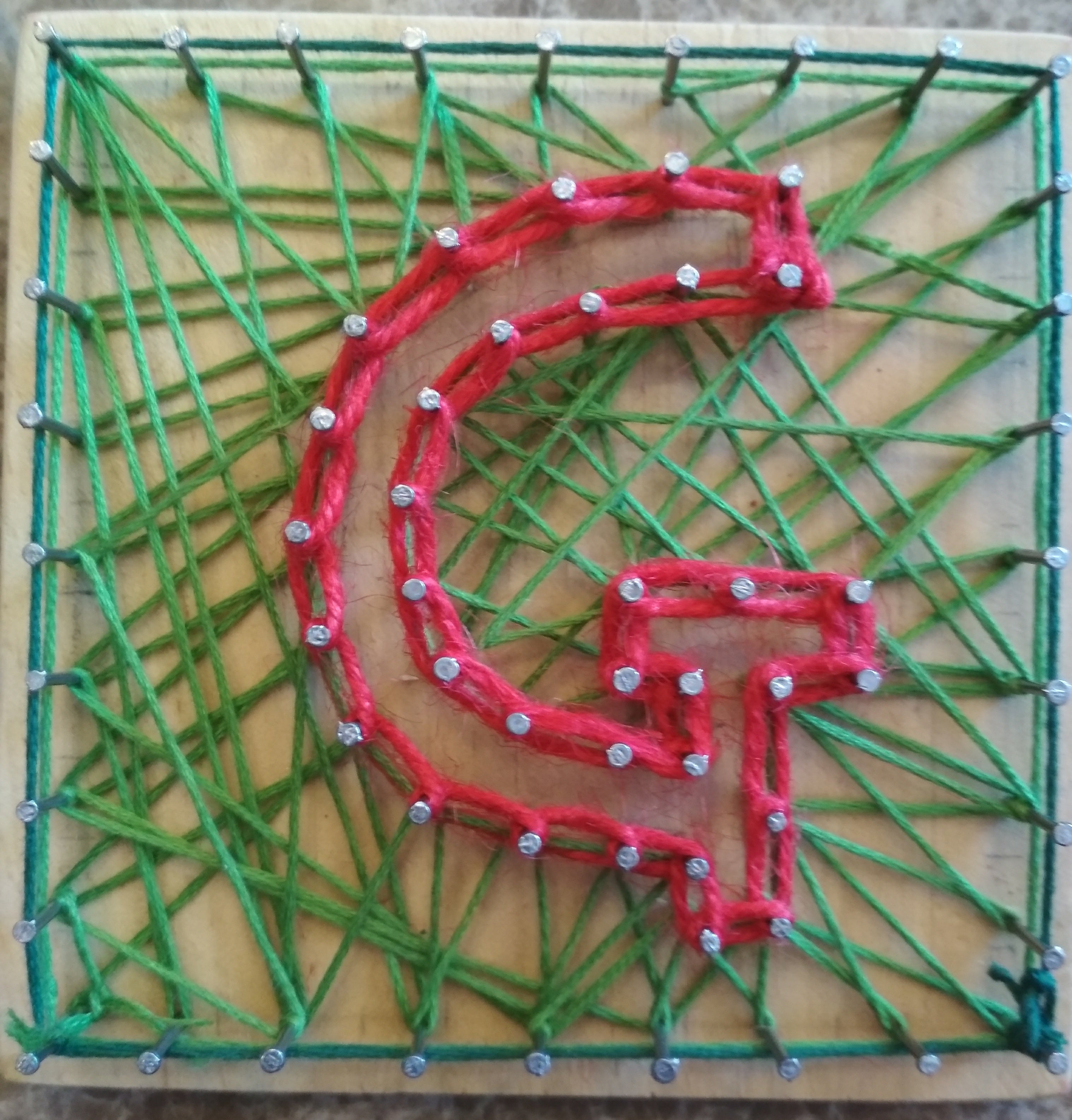 Simple Thread Art for Kids