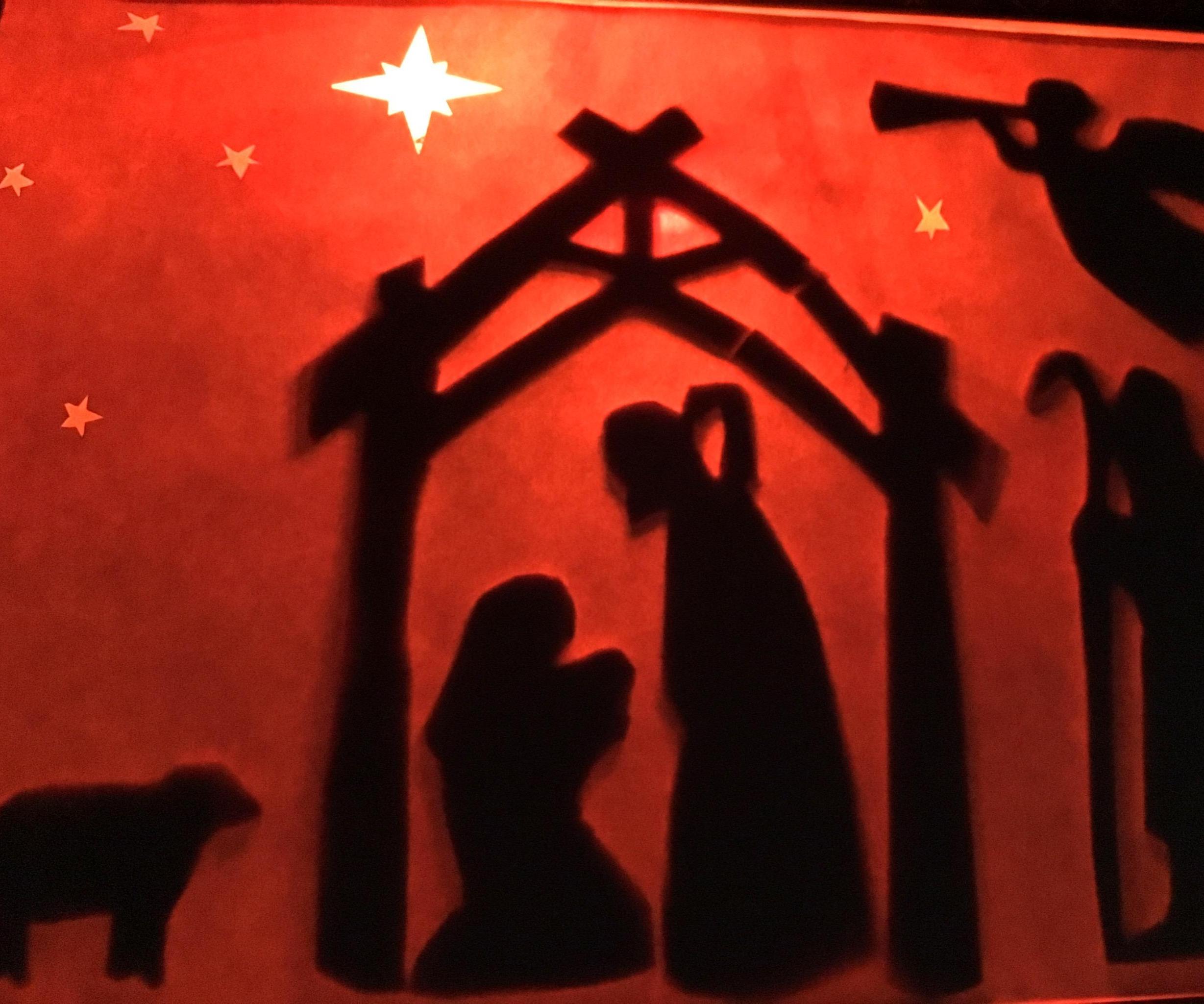 Manger Scene Table Lamp As Christmas Decor