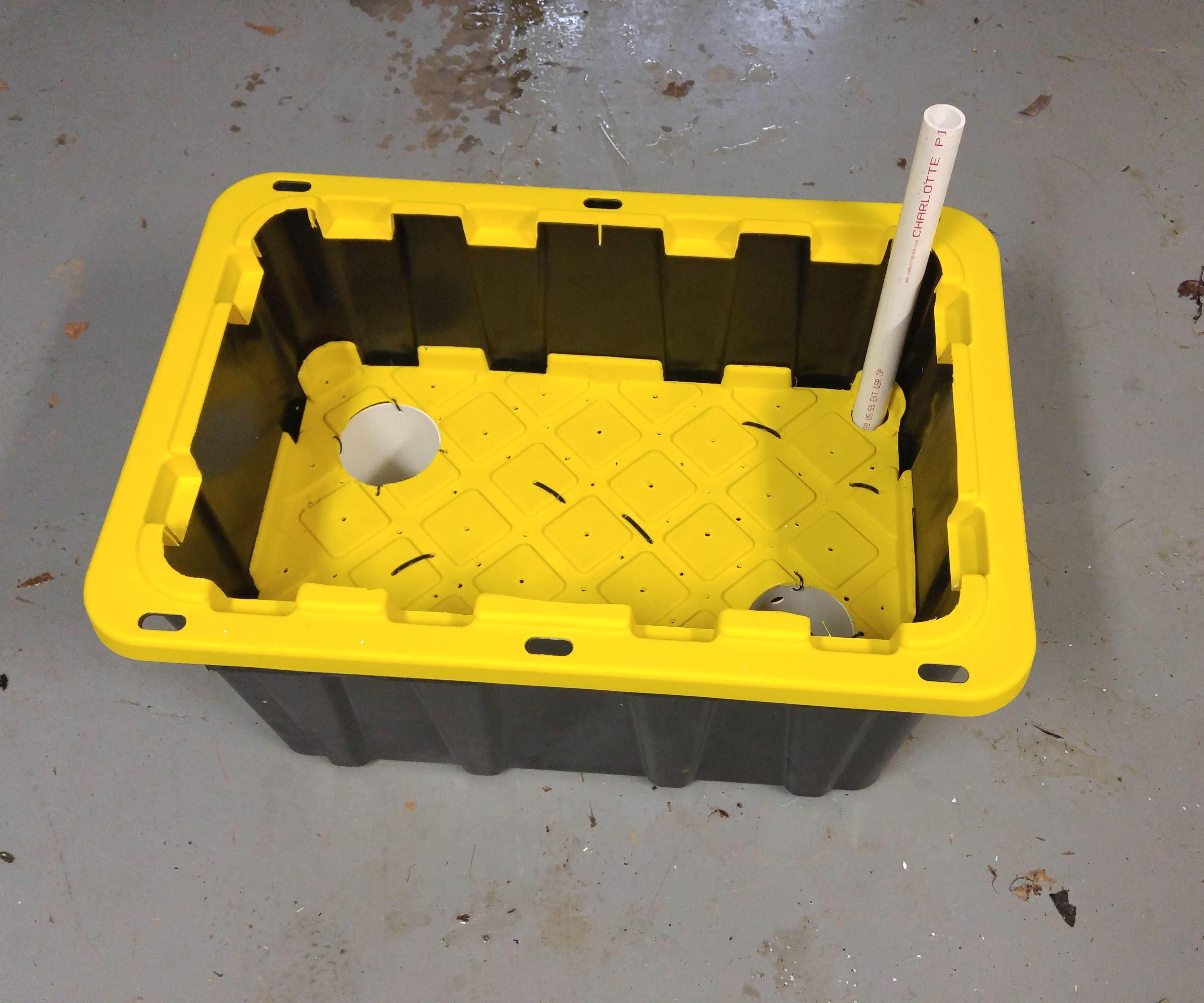 Oversize EarthBox-style Bottom Watering Container