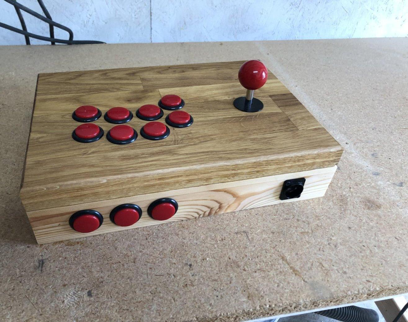 Simple Wood Arcade Stick