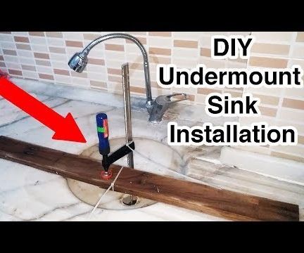 How to Install an Undermount Sink That Fell Off the Countertop (Marble/Granite)