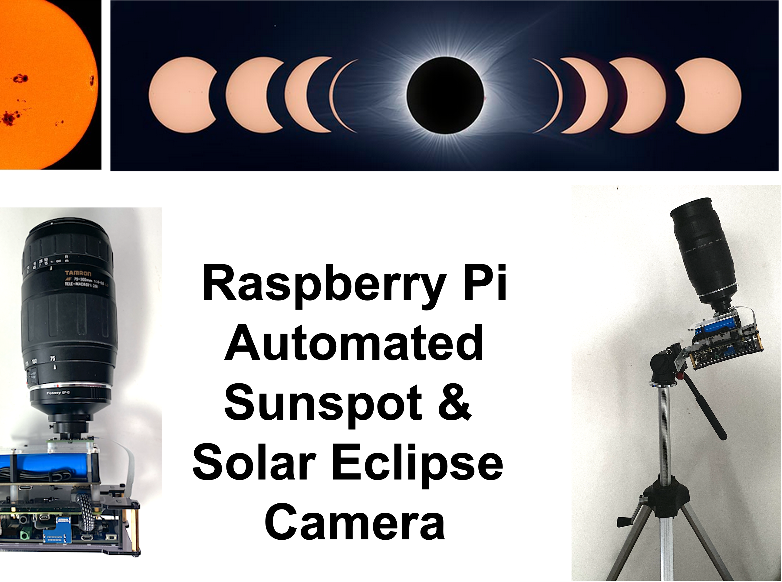 Raspberry Pi Automated Sunspot & Solar Eclipse Camera