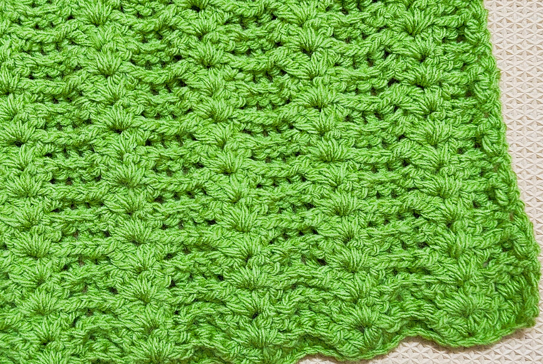 Super Easy Crochet Texture Blanket Wave Pattern