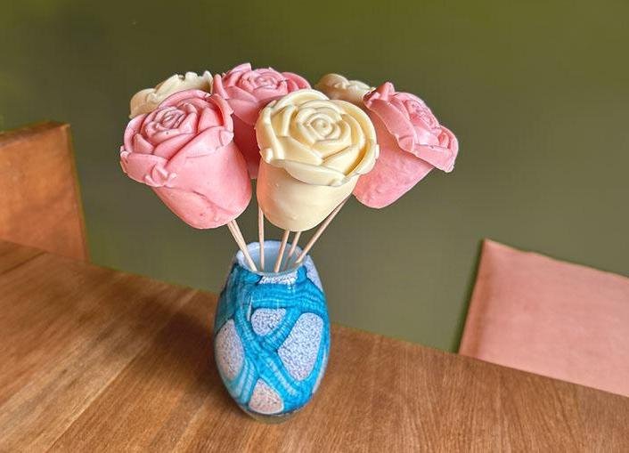 Homemade Chocolate & Marshmallow Roses