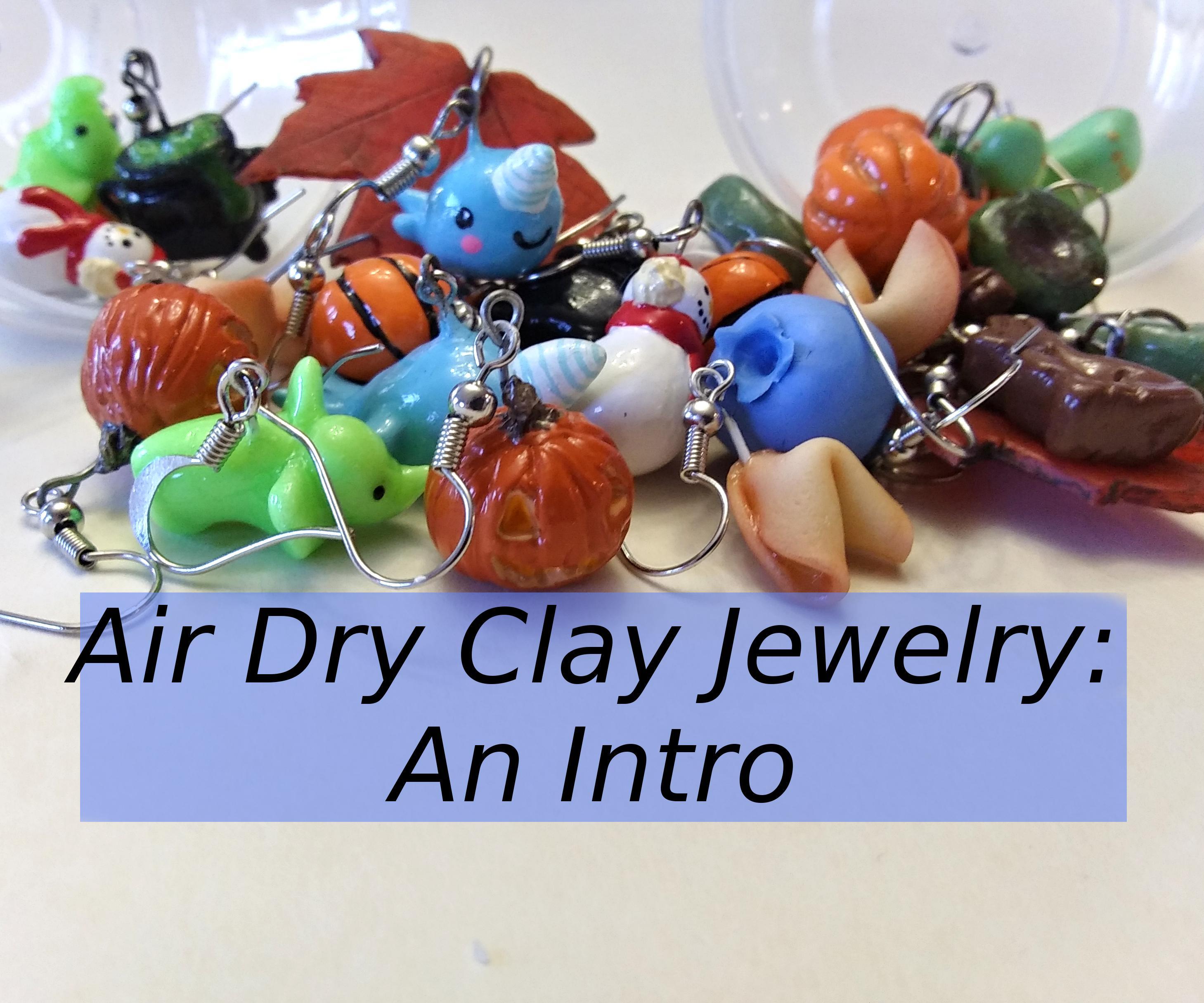 An Intro to Air Dry Clay Jewelry