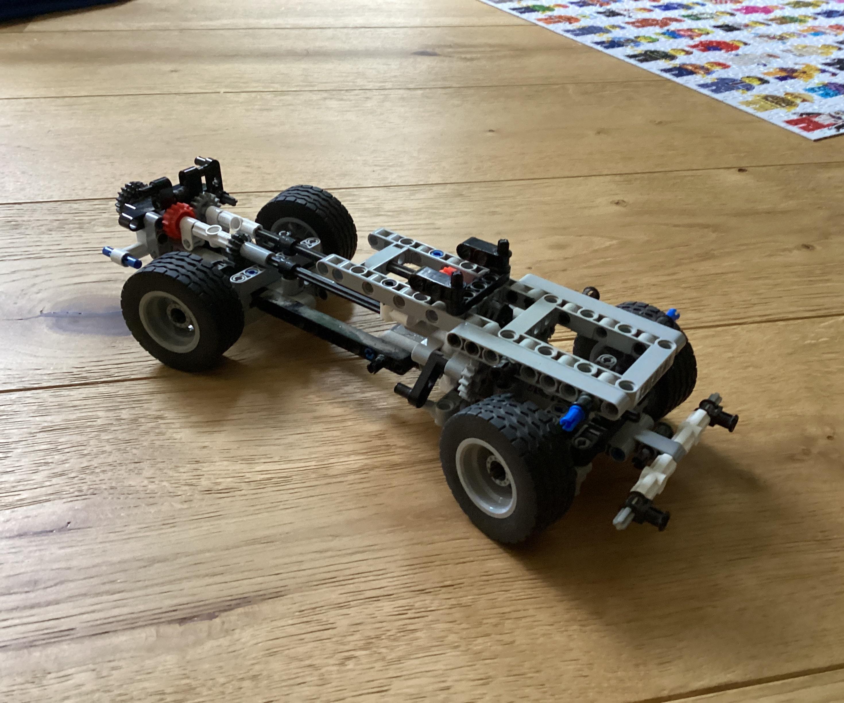 Lego Four Wheel Turn Chassy