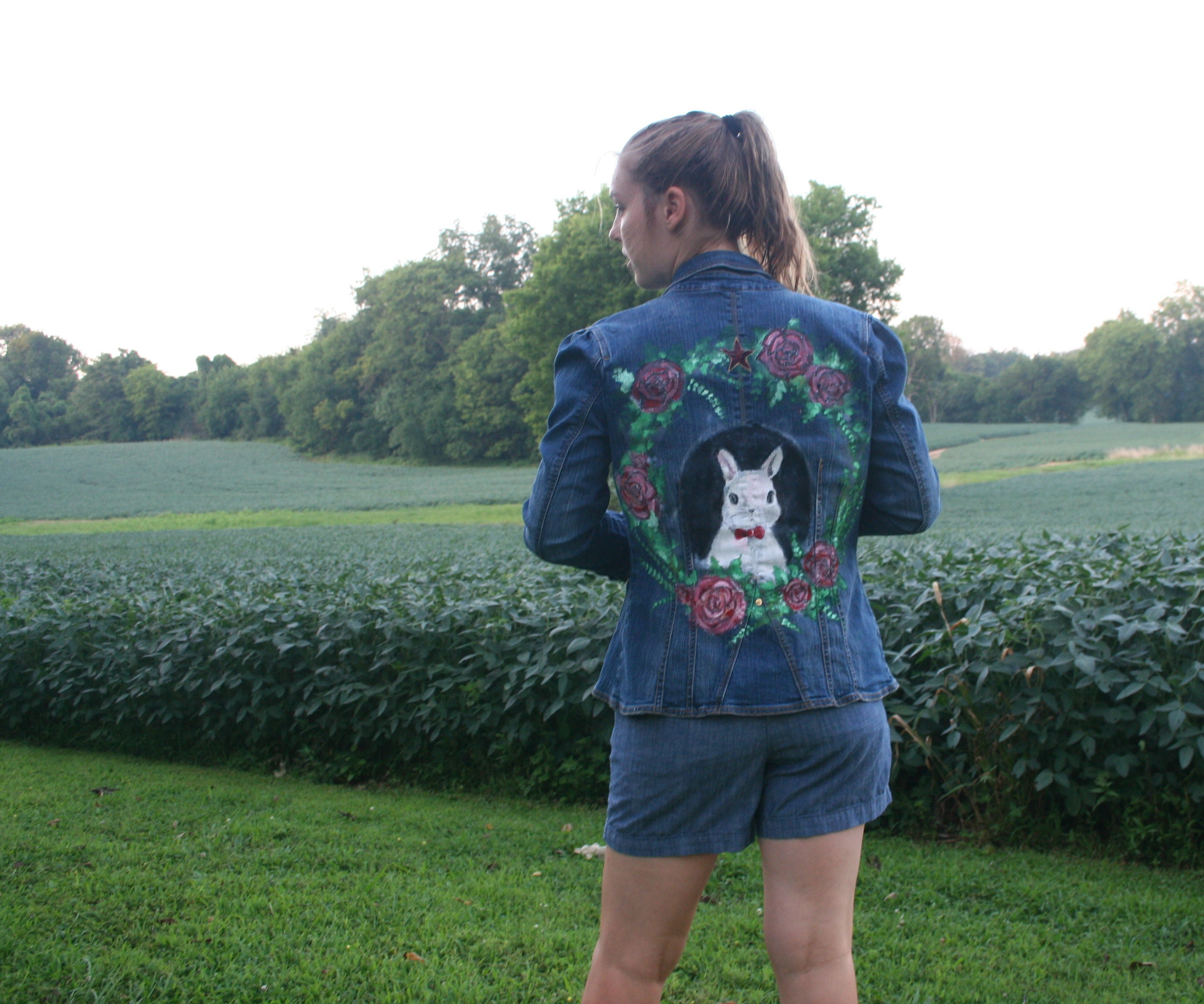 Paint ANY Pet on a Denim Jacket