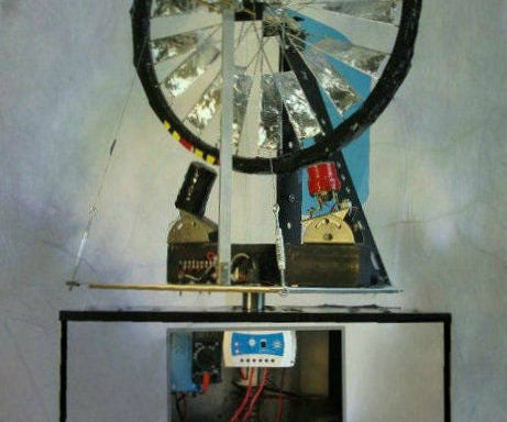 12/24 Volt Wind Turbine Power Station - Starts Charging Batteries in 2mph Winds