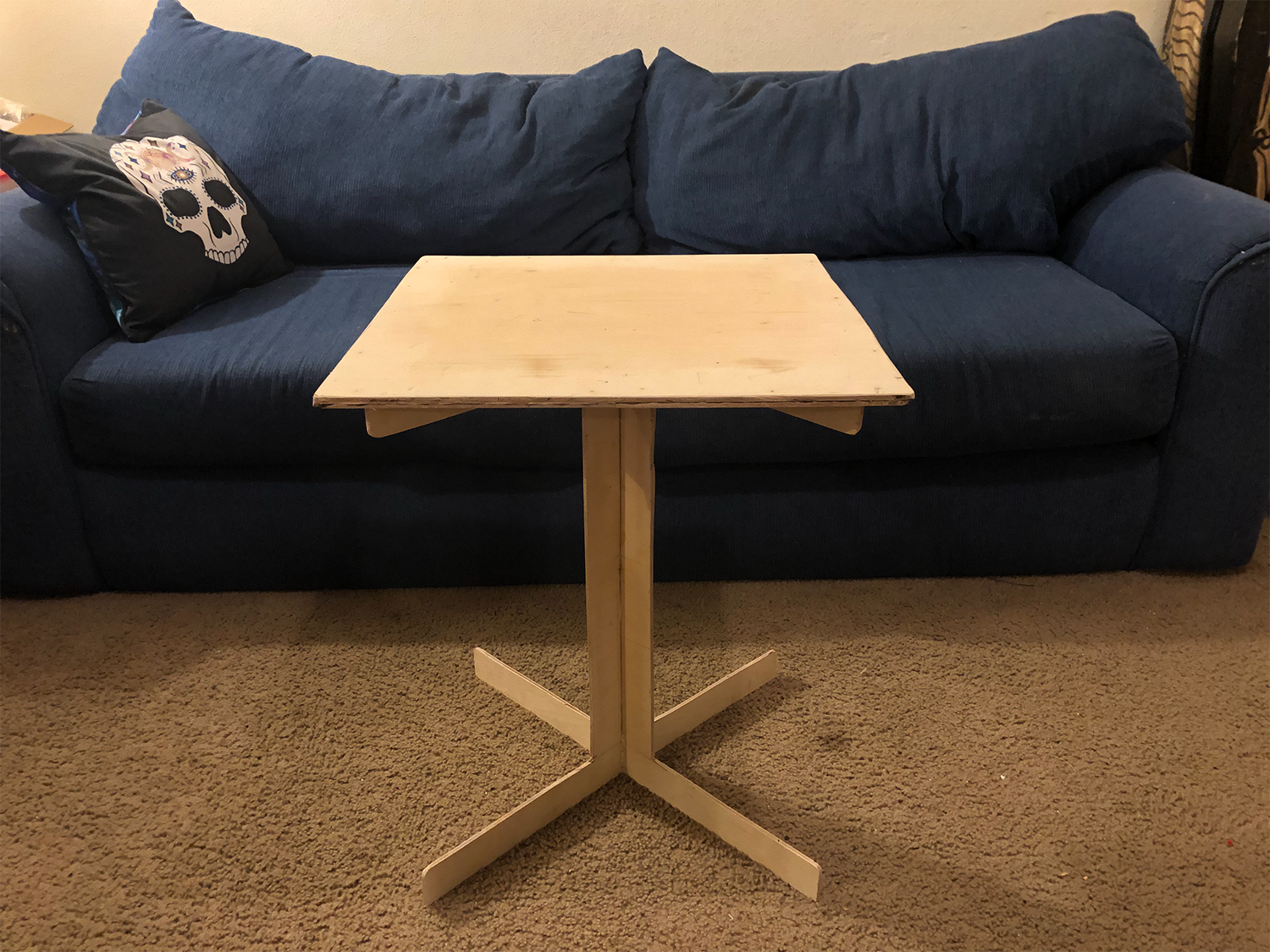 Table From a 2' X 4' Board