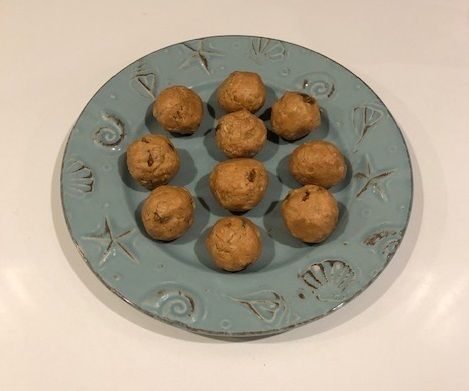 No-Bake Golden Raisin Walnut Protein Balls