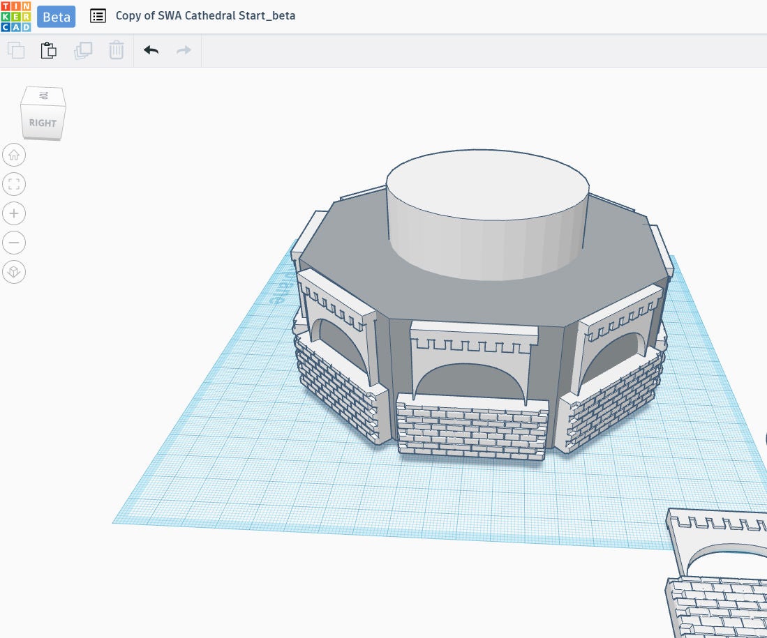 Temple: Placing the Columns