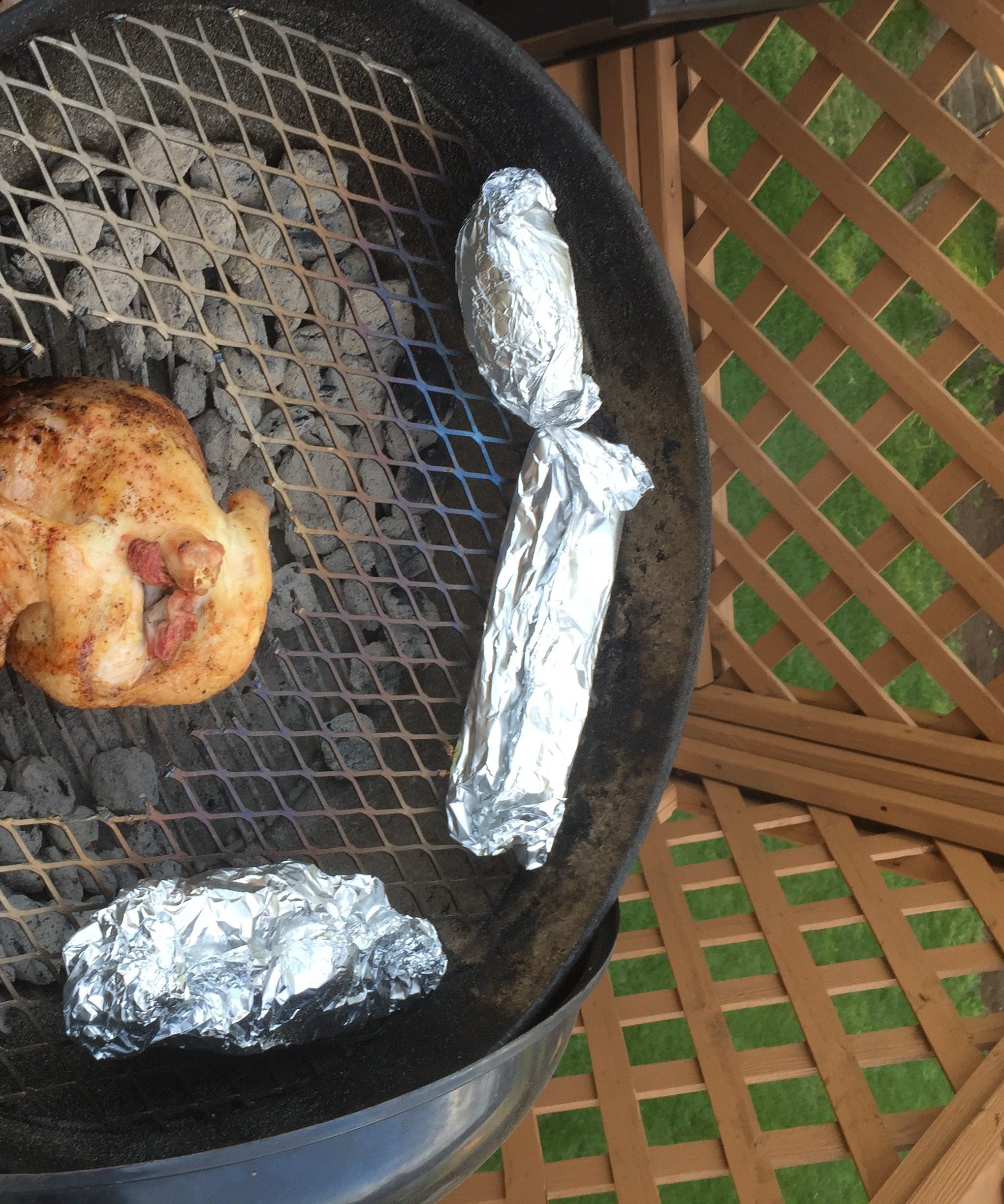 Veggie Grate for Beer Can Chicken