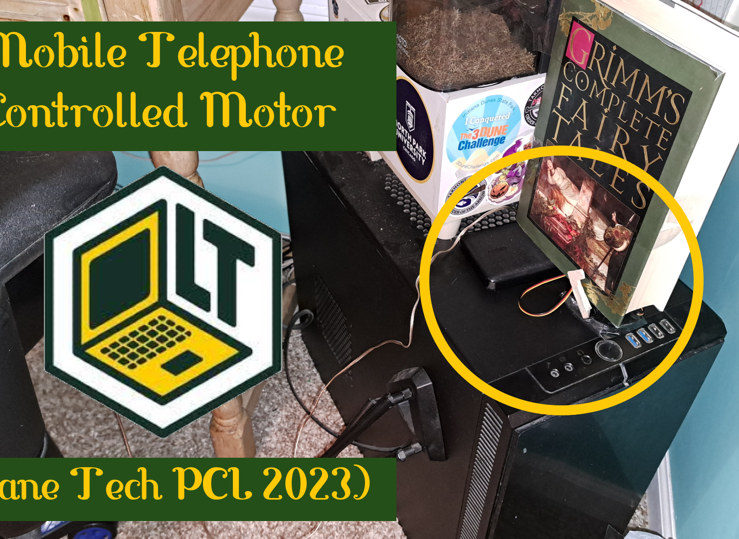 Mobile Telephone Controlled Motor (Lane Tech PCL)