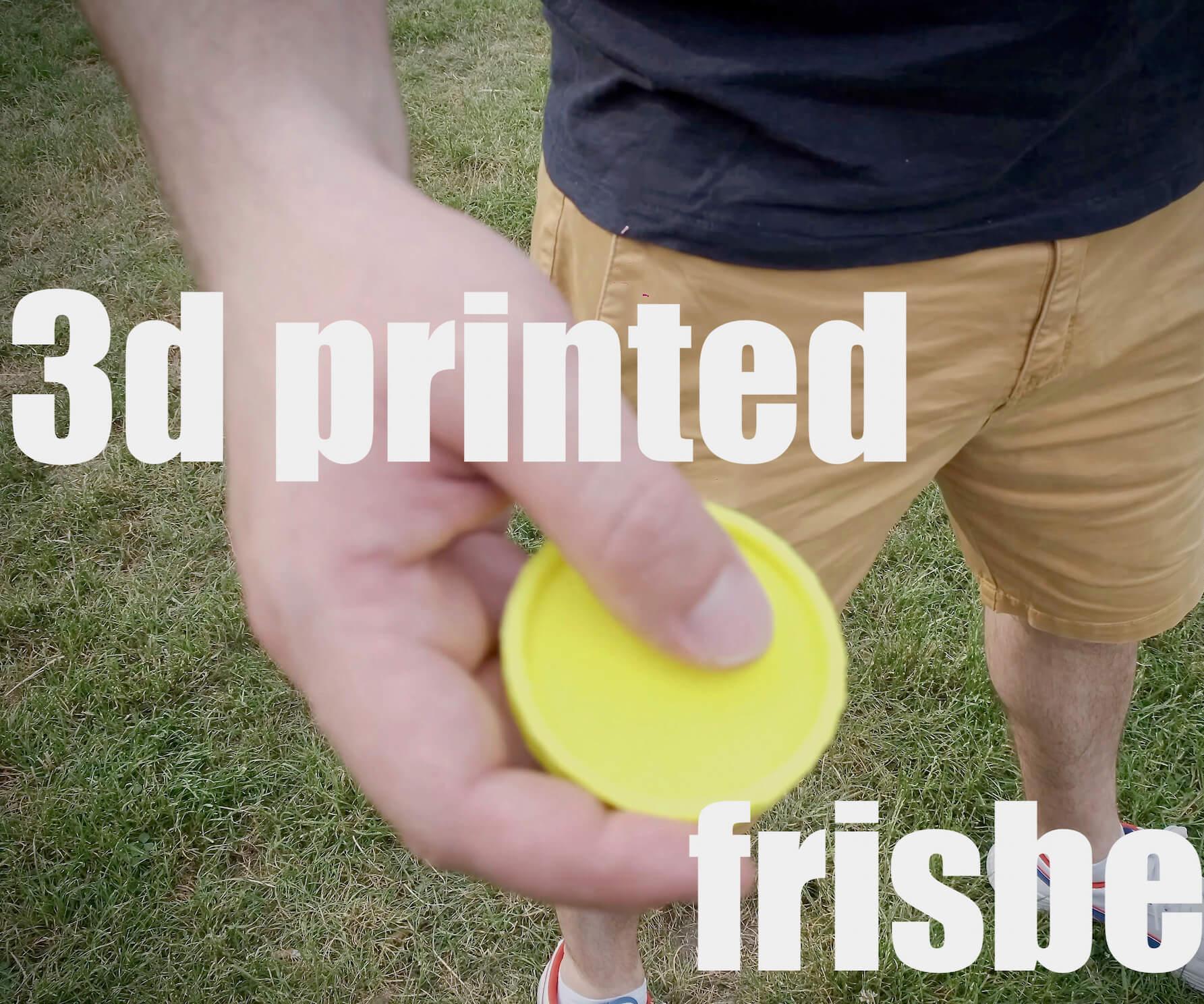 3d Printed Tiny Frisbee