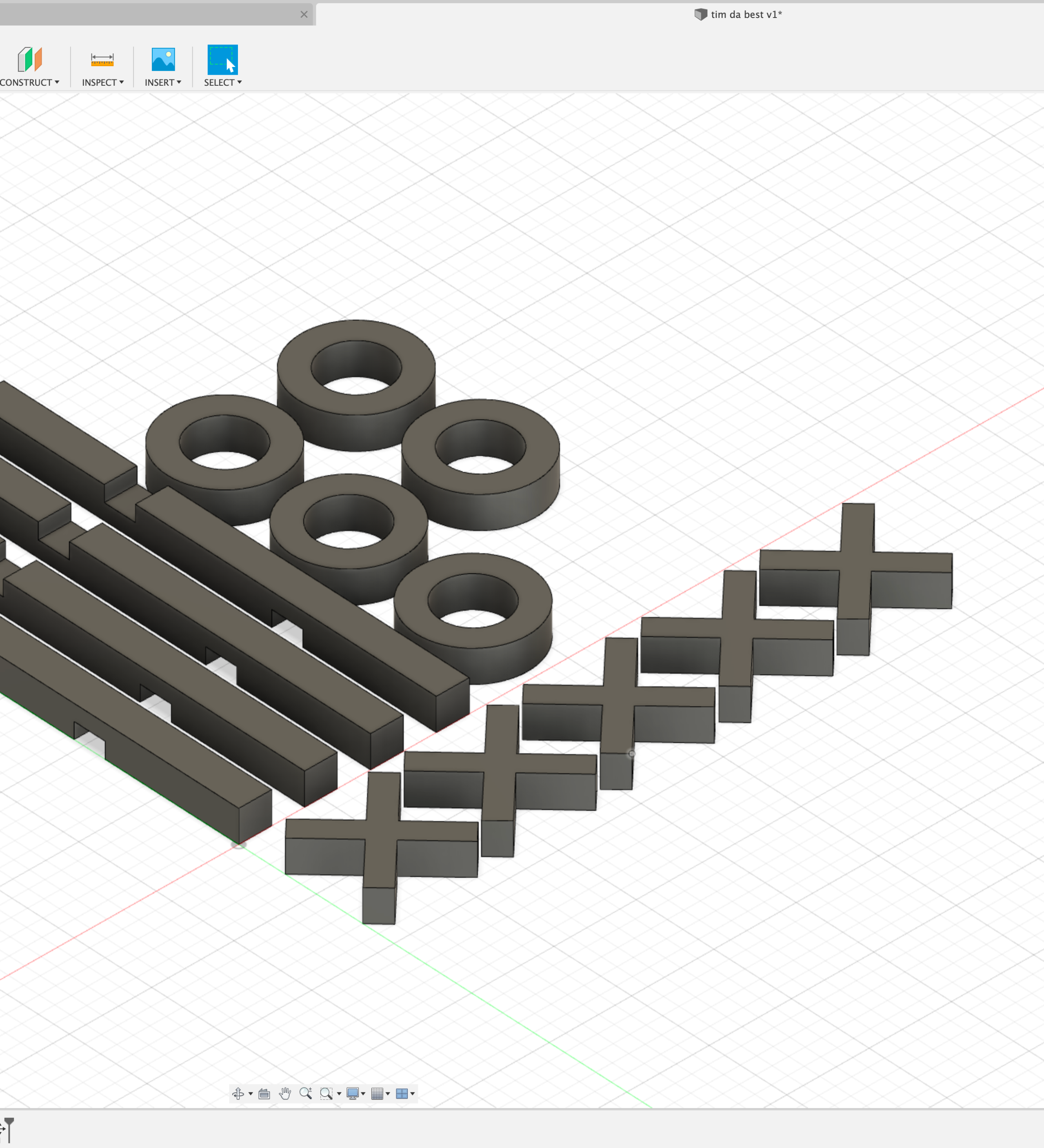 Tic Tac Toe- 3D Printing and Modeling