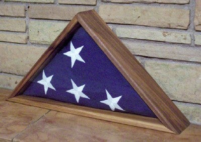 Display Case for a Military Honors Flag