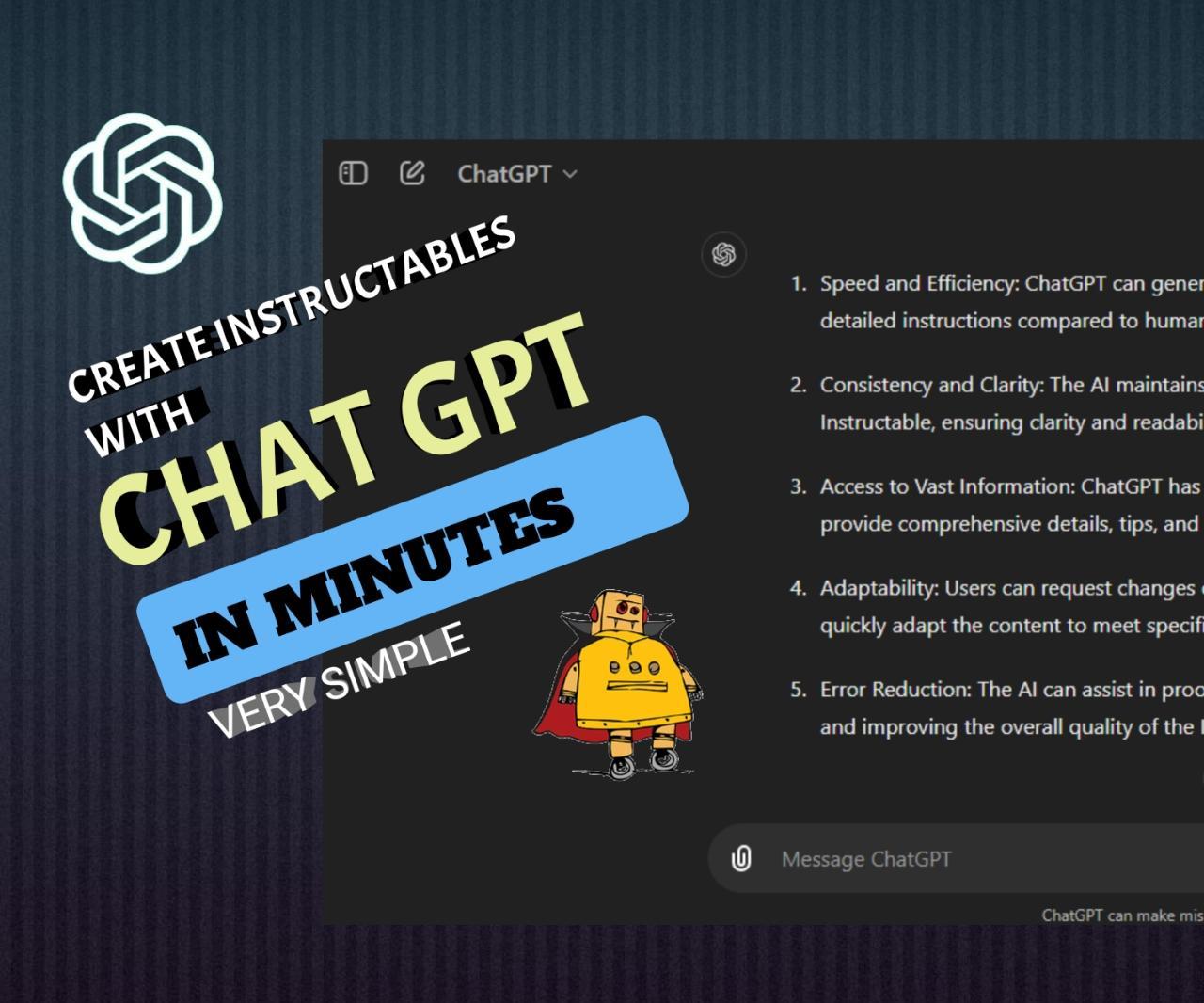 Create Instructables With Chat GPT