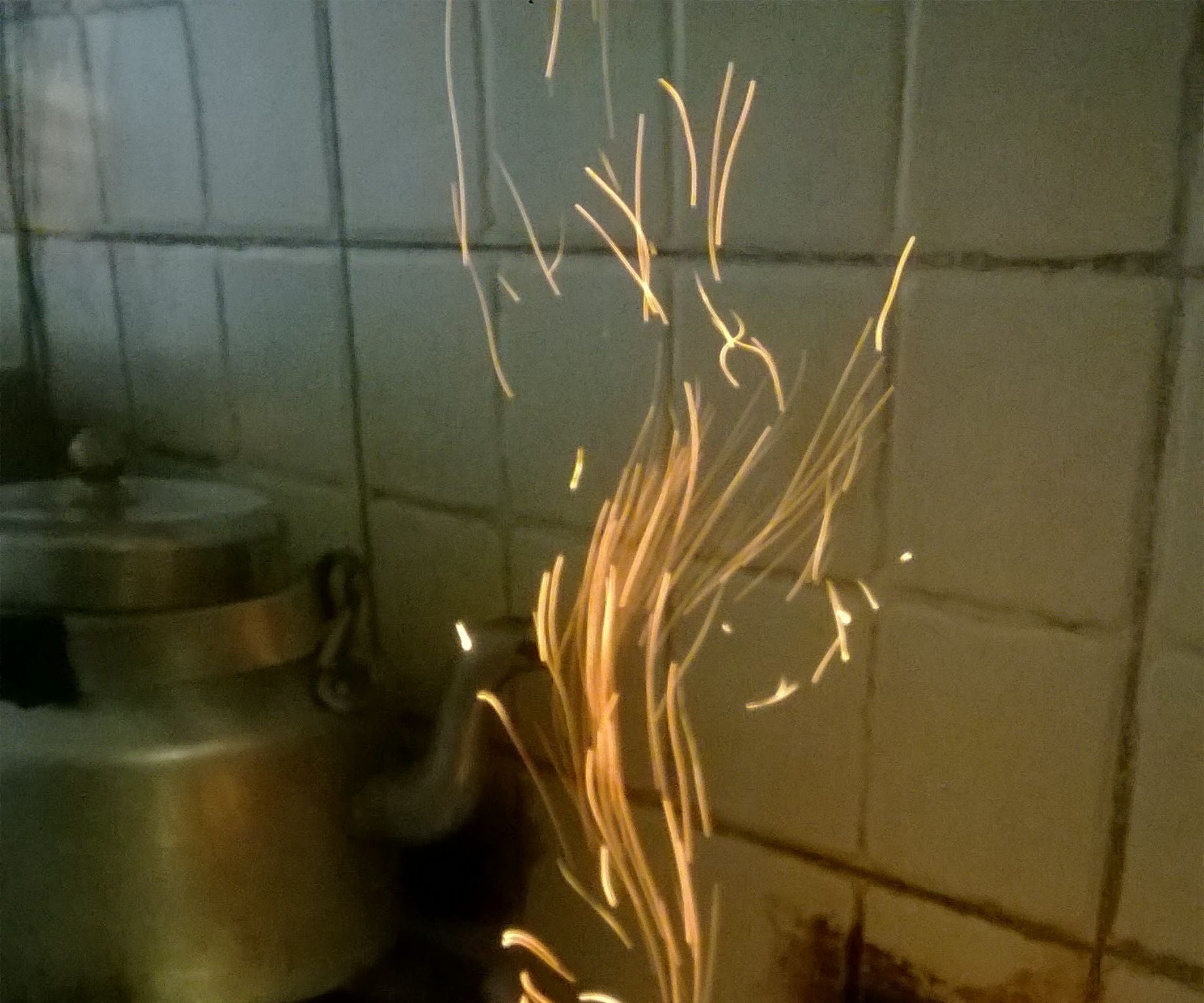 Cinnamon Powder Vs Flame.