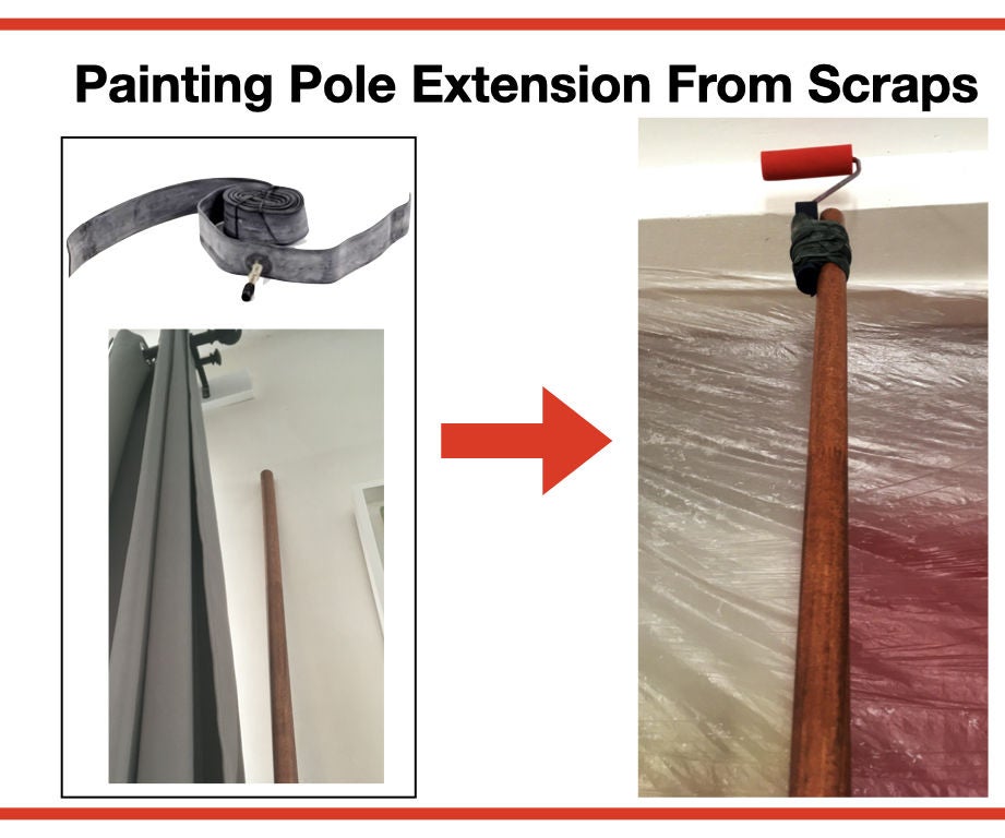 Painting Extension Pole From Scraps