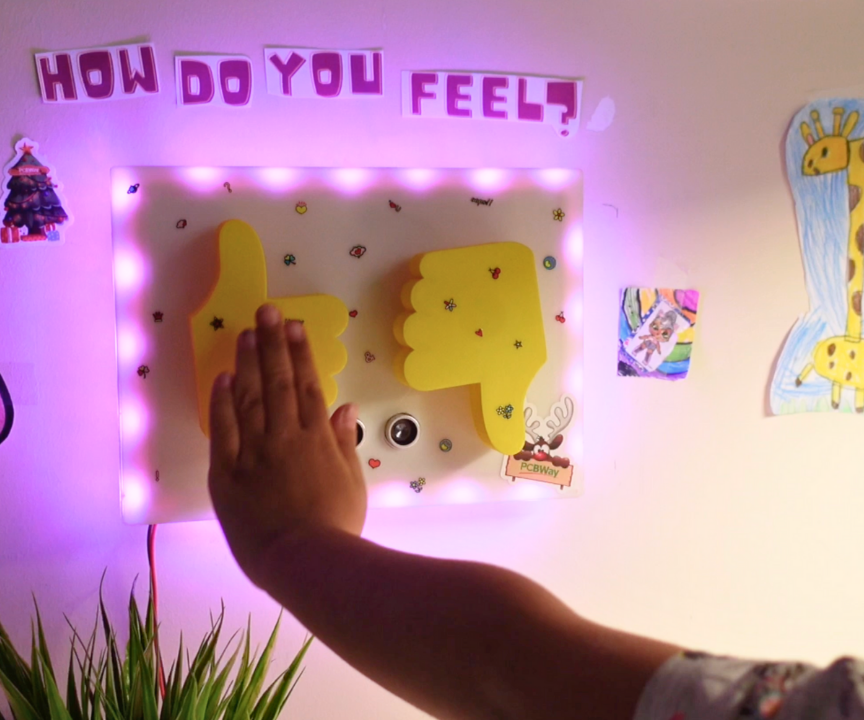 Mood Tracker! Get Feedback on Feelings (ESP8266 - Adafruit IO - IFTTT)