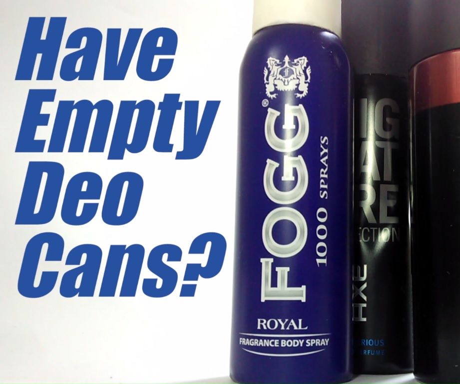 How to Make Spray Paint Can From Empty Deo Can.