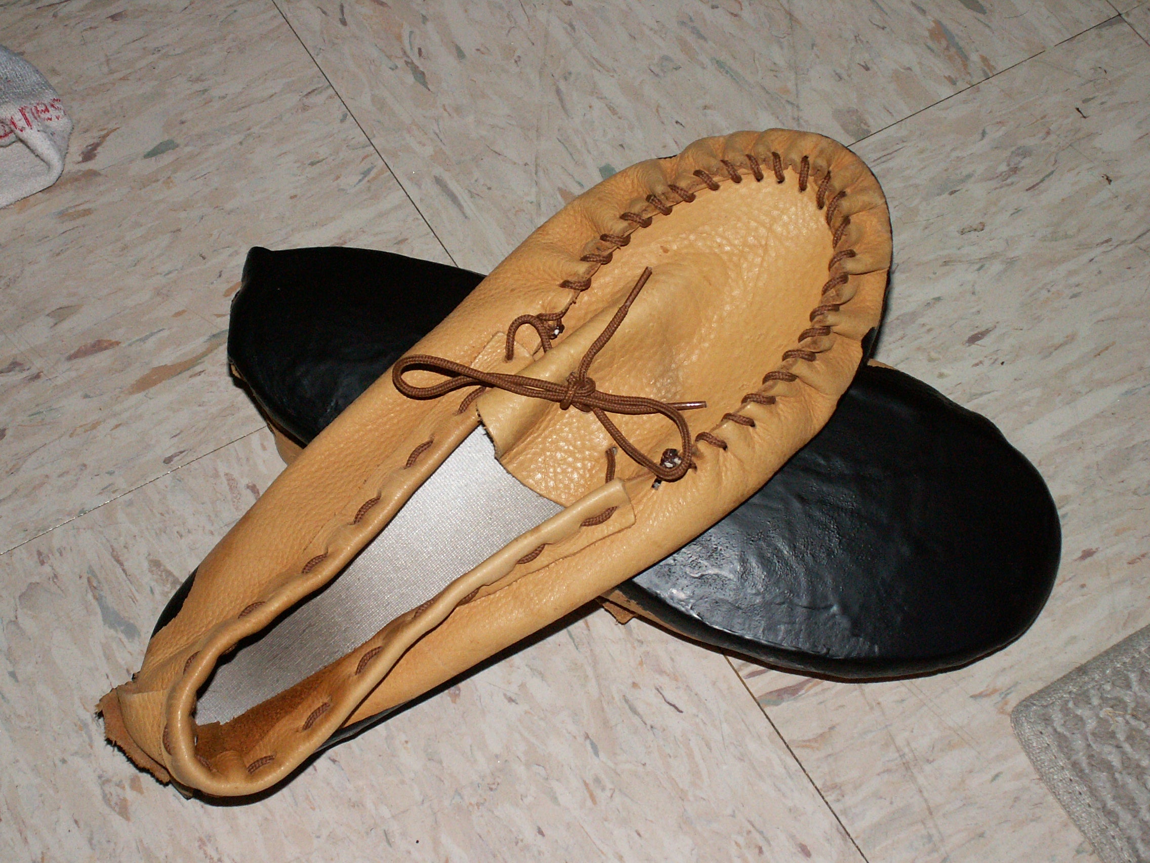 How to Rubberize Moccasin Soles