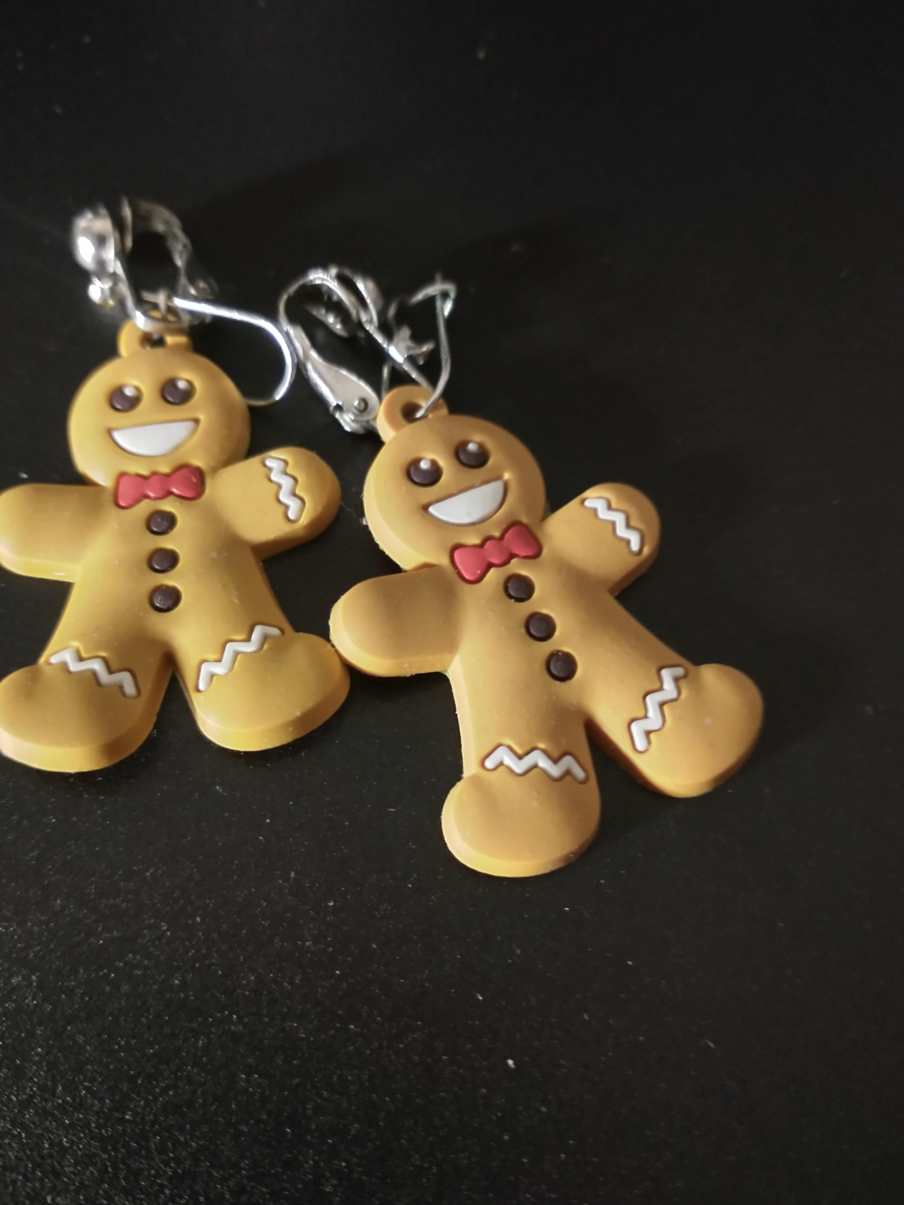 Gingerbread Men Earrings 