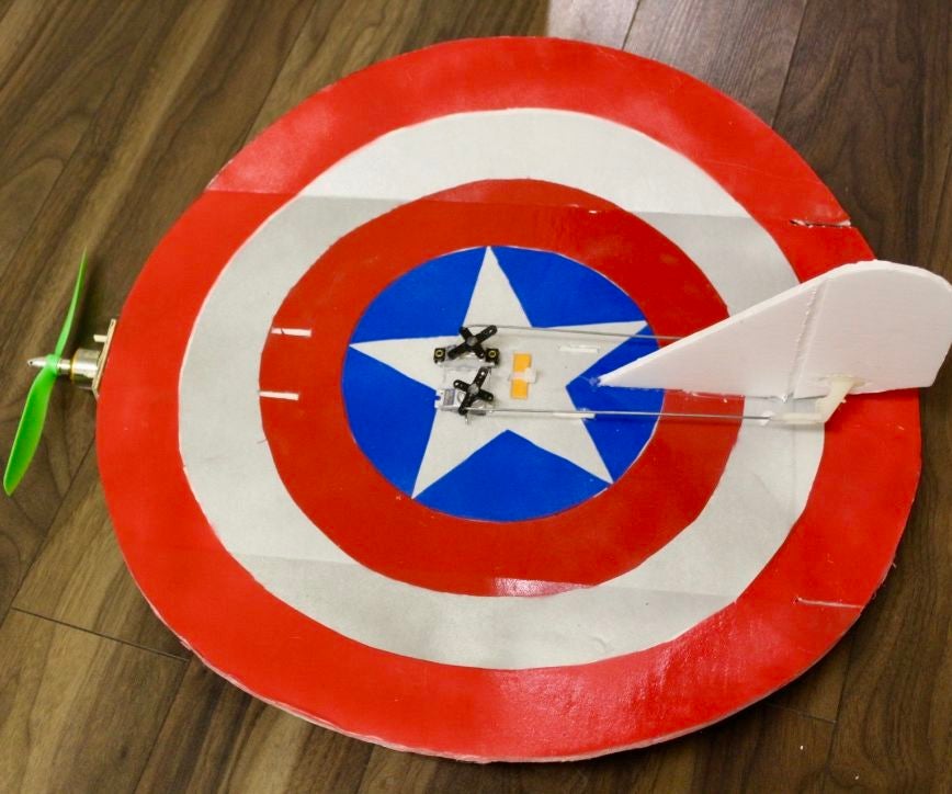 Flying Captain America's Shield - RC Plane