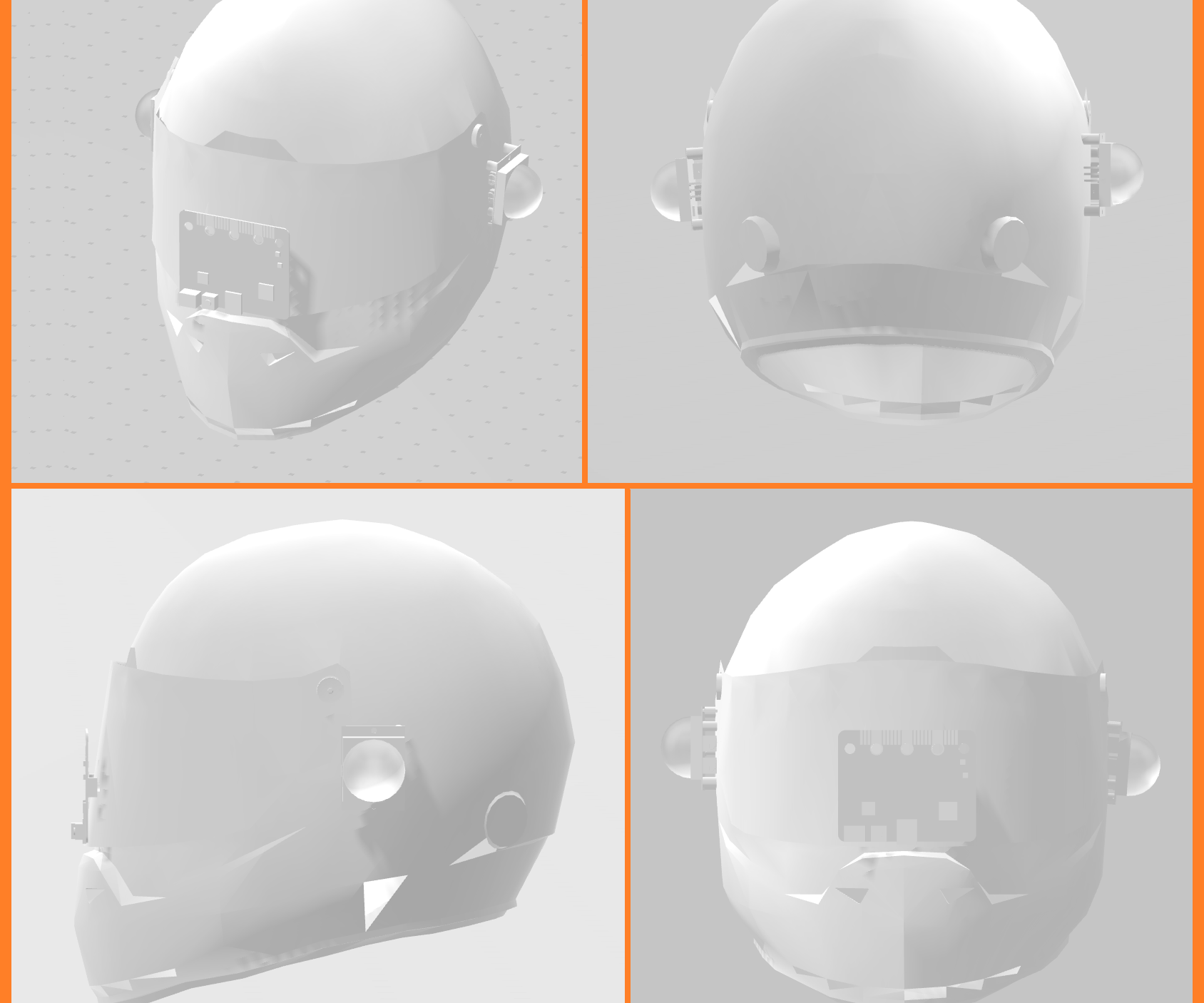 Covid Safety Helmet Part 1: an Intro to Tinkercad Circuits!